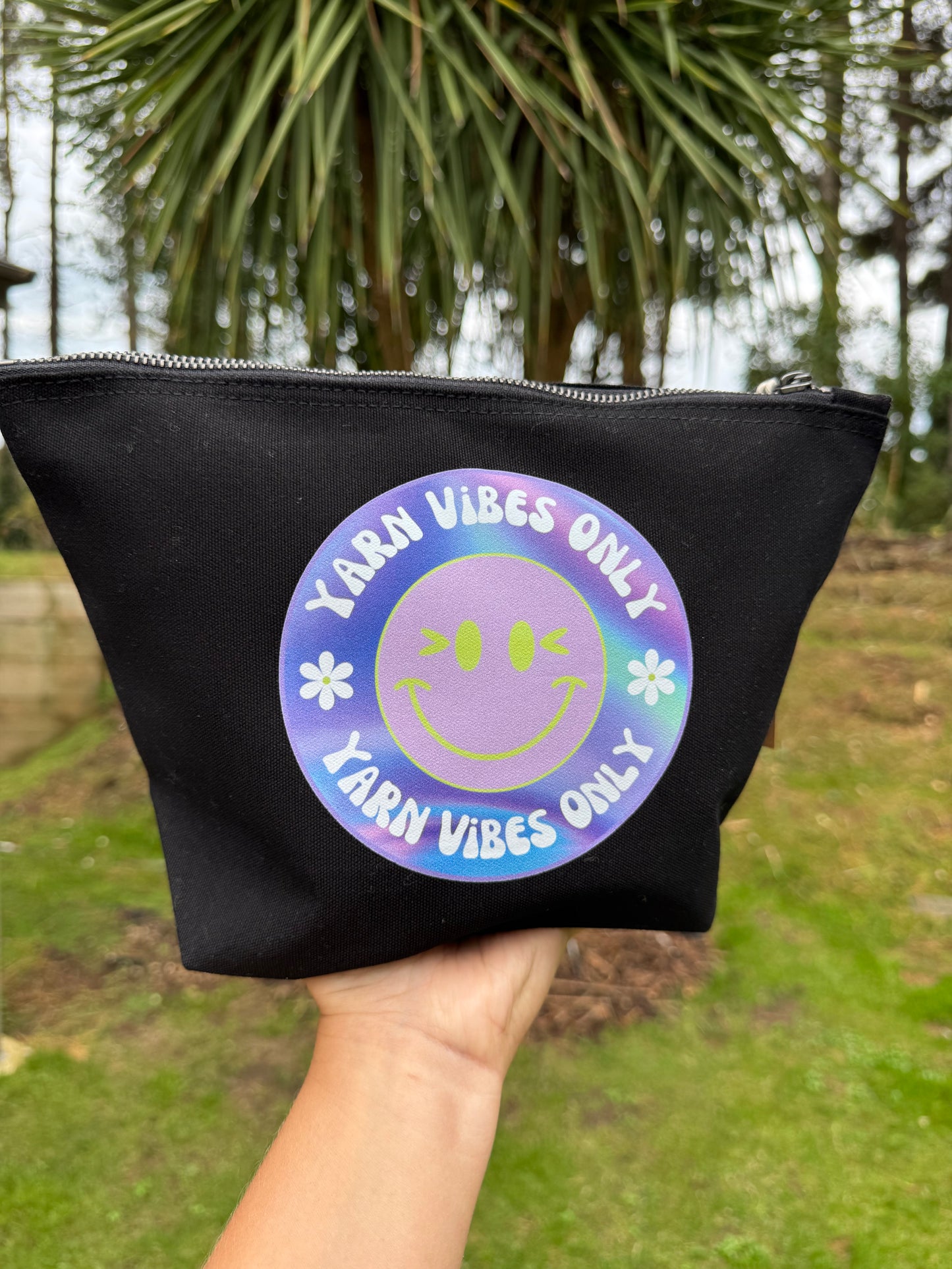 Yarn Vibes Only Project Bag