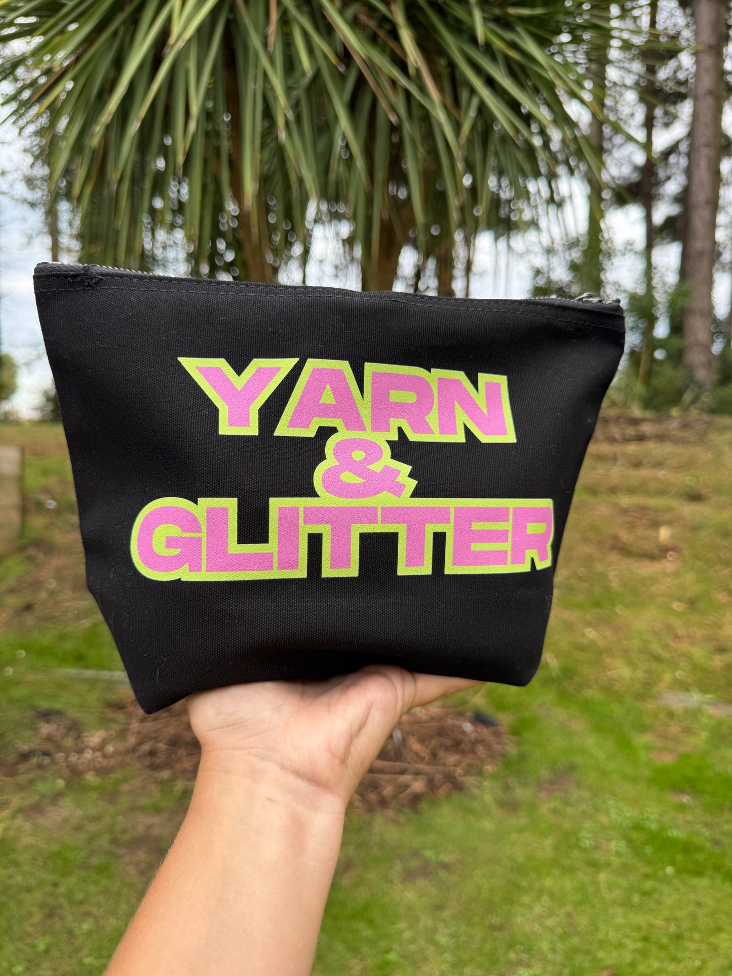 Yarn & Glitter Project Bag