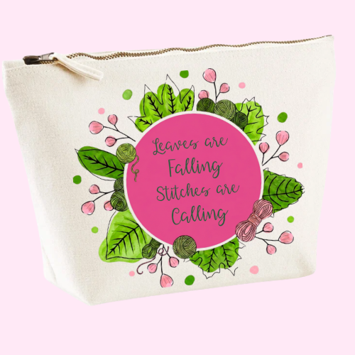 Leaves Are Falling Project Bag