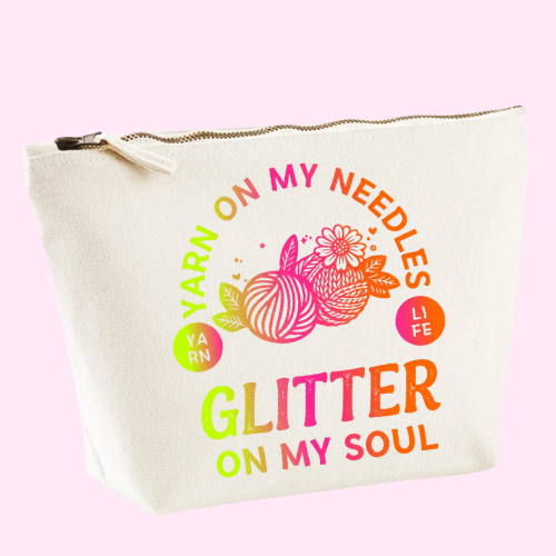 Glitter On My Soul Project Bag