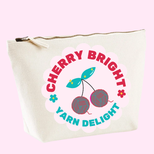 Cherry Bright Project Bag